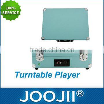 Three-Speed Portable Vinyl Turntable With Stereo Speakers photo-3