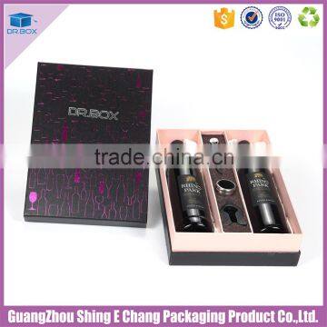Low MOQ Experienced Custom Luxury Design Rigid Wine Box photo-4