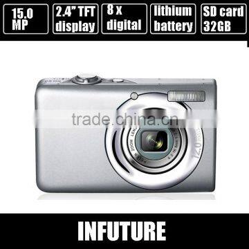 Full HD unique Digital video Camera with 2.7'' TFT LCD and 5X Optical Zoom 9.0 Mega pixels CMOS Sensor DC-V600