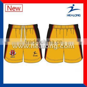 custom made uniforms training jersey yellow rugby shorts