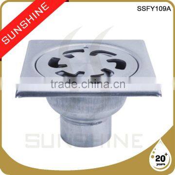 SSFY109A Bathroom and toilet square stainless steel drain cover