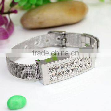 Promotional Gift Crystal Bracelet Jewellery USB Flash Drive photo-2