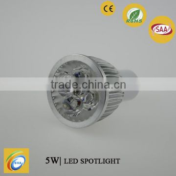 die-cast aluminum 50000hrs GU10 5W LED spotlight SHS002-5W