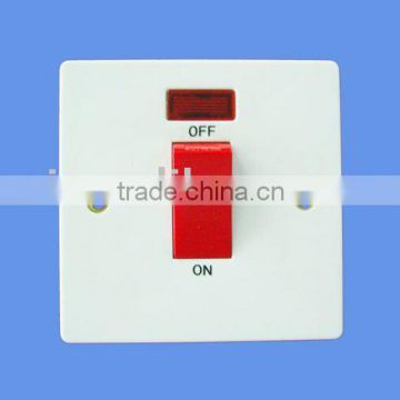 45 A wall switch,3*3 cooker switch