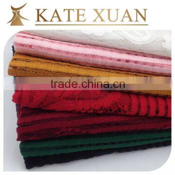 Hollow Fashion Knitted Net Lace Embroidery Fabrics photo-6