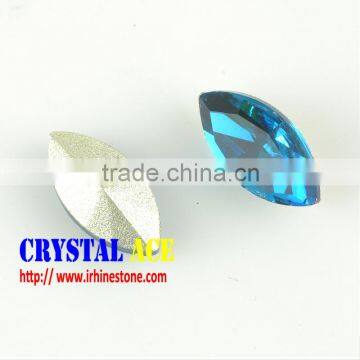 Aquamarine Horse Eye K5 Quality Crystal Fancy Glass Stones,crystal Glass Stone photo-3