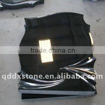 shanxi black granite monuments for russian