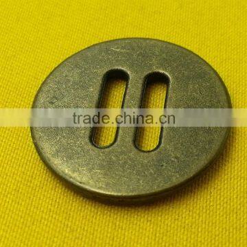 Rectangle Shape Holes Metal Sew-on Button For Jackets -- MS2392 photo-3