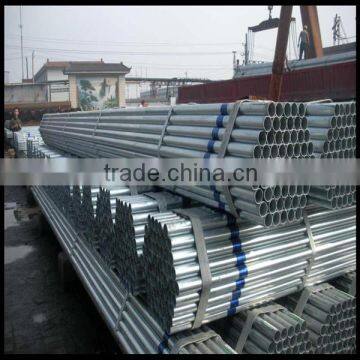 with 210 g/m2 zinc coating hot dip galvanized scaffold pipe for project construction