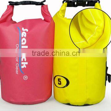 A mixed color different sizes 500D PVC Sealock waterproof bag/