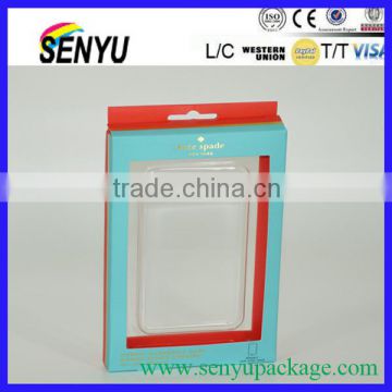 cellphone cases retail package,packaging box plastic window