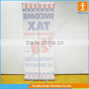 Advertising pull up banner stand, display standee banner