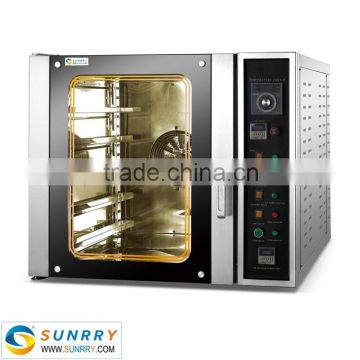 Energy saving electric 5 trays automatic pita bread hot air circulating oven machine for sale