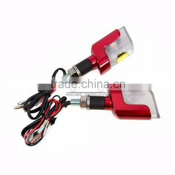 BJ-SL-058 Motorcycle Accessories Red Aluminum Housing LED Motorcycle Turn Signal Lights Chopper Bobber photo-4