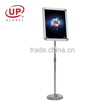 Simple and elegant floor standing Acrylic multifunctional brochure holder