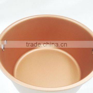 New Coffee Gold Color Aluminum Cookware Set Non Stick Coating Forged Imitation Looks photo-4