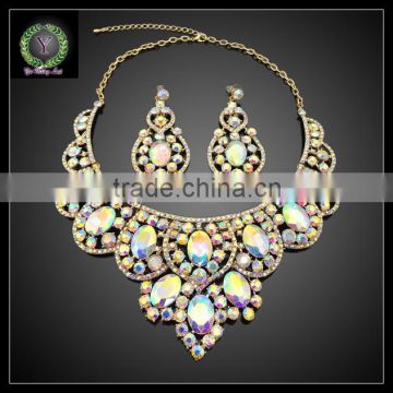 2016 New Arrival African Gold Plated Jewelry set which for Wedding jewelry set Match Clothes KHK891