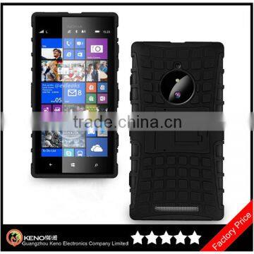 Keno 2 in 1 Heavy Duty Kickstand Hybrid Combo Case for Nokia Lumia 830, for Nokia Lumia 830 Case