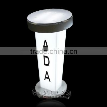 Fashionable upright Acrylic cosmetic display,loor standing acrylic cosmetic display stand