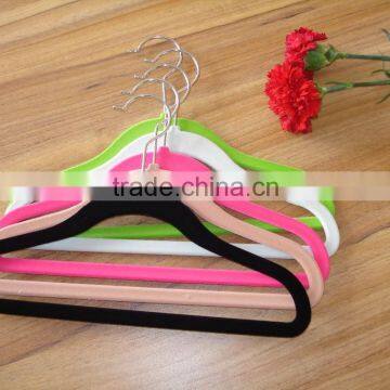 Colorful Velvet Hanger/velvet Hanger for Children