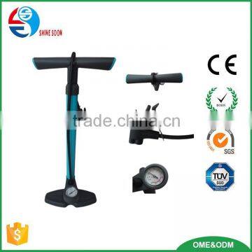 11 Bar Bicycle High Pressure Floor Inflator with Air Guage