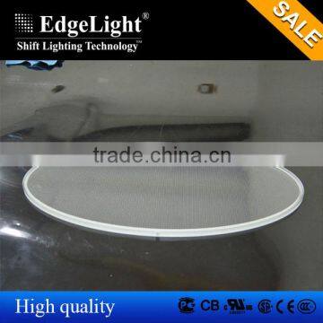 Edgelight hot sale ultra round bright led light ultra thin frameless led panel led light lgp panel with high quality