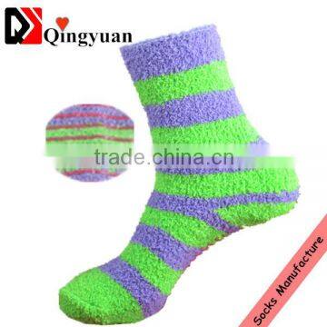 women indoor nonslip microfiber socks