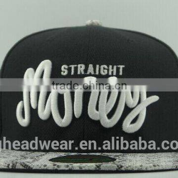 Custom snapback hats wholesale/snapback cap/bulk plain snapback