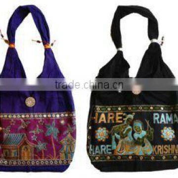 Indian Handmade Embroidered Cotton Fashion Bag