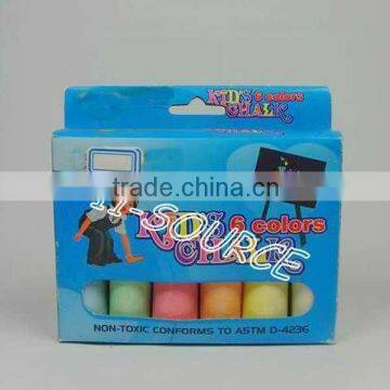 6pc Jumbo Color Chalk