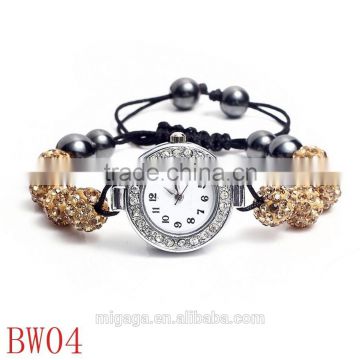 trendy gifts for sale in France elegance fashion crystals case custom quality ladies bracelet watches