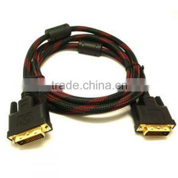 Manufactuer Supplier Nylon Braided Dvi Cable for Gameplayer Monitor photo-3
