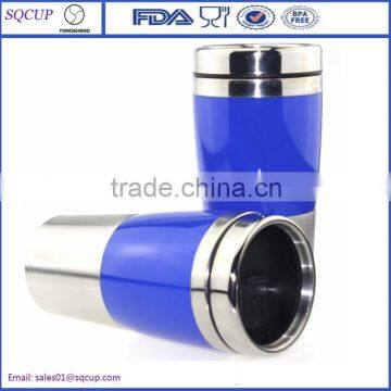 16-Ounce Capacity Auto Travel Coffee Mug Coffee Cup Vacuum Tumbler With Lids and Cup Sleeves photo-6