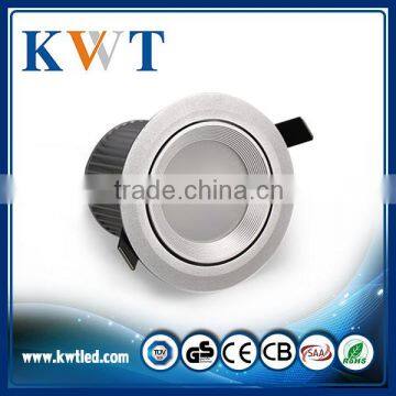 TUV/GS certificates 13W adjustable high power led downlight dimmable high quality cob downlight with 5 years warranty