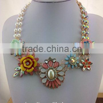 Shourouk Crystal Flower necklace Newest brand Jewelry in stock