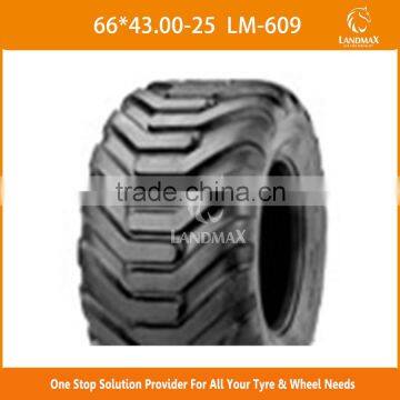 2014 Hot Sale 66*43.00-25 Landmax Forestry Tire For Super Woodland