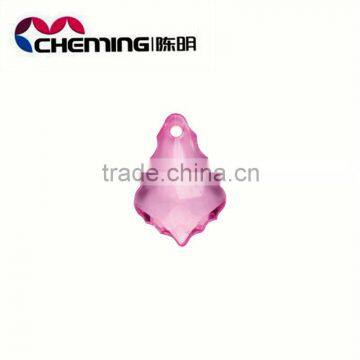 2014 new design yiwu crystal pink acrylic pendant