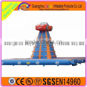 Car Theme Inflatable Climbing Wall