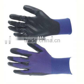 18 Gauge Nylon Liner PU Palm Glove