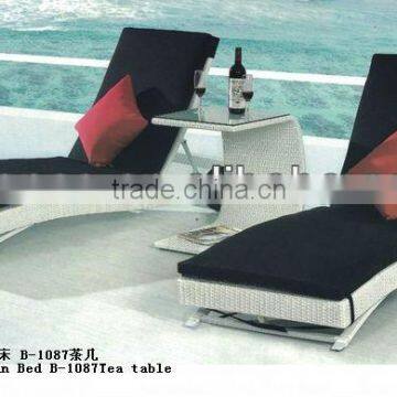 Granco KAL602 rattan wicker round sun lounger