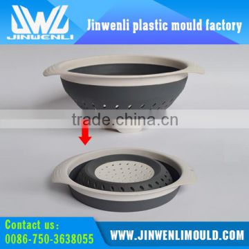 Export silicone floding colander drainer