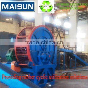 1200 shredder machine for used tires