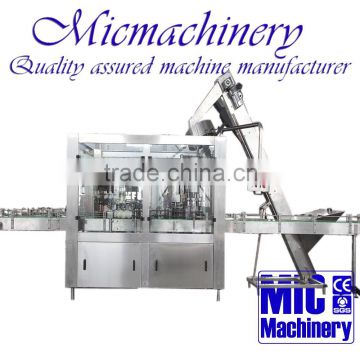 MIC-12-12-1 Top quality professional factory produce glass bottle twist off Cap juice bottling machine 1000-2000bph with CE