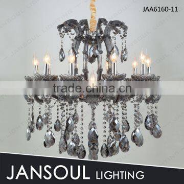 11 lights gray black modern chandelier for sale