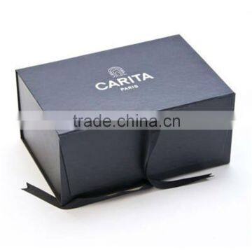 ribbon fasten shoes packaging box custom made