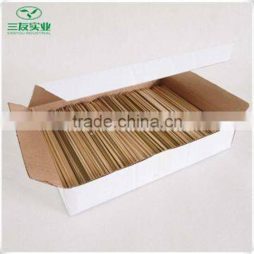 Top quality BBQ Disposable Bamboo Stick Packing in Paper Boxes