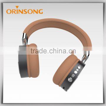 OS-T23 Stereo Gaming headphone bluetooth metal headphones overhead titanium headphones