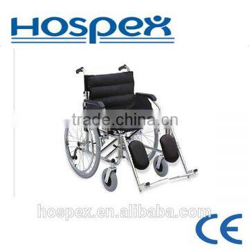 Rubber foam castor Steel wheelchair