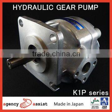 High efficiency and High compatibility aluminum casting Hydraulic Gear Pump with superior durability made in Japan