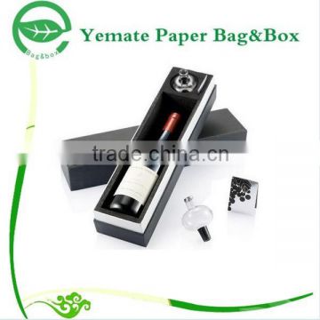 fancy new products retail recycled professional printing fine gloss empty gift wine drinking glass packaging box